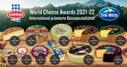 Erfolg für Österreich bei den diesjährigen World Cheese Awards.